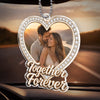 Personalized Photo Acrylic Car Ornament – Anniversary Gift For Couple - Miles Mean Nothing
