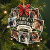 Personalized Photo Acrylic Ornament – Christmas, Wedding Gift For Couple, Newlyweds – The First of Forever