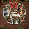 Personalized Photo Acrylic Ornament – Christmas, Wedding Gift For Couple, Newlyweds – The First of Forever