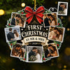 Personalized Photo Acrylic Ornament – Christmas, Wedding Gift For Couple, Newlyweds – The First of Forever