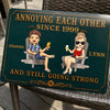 Personalized Home Decor Metal Sign - Anniversary Gift For Couple - Love Grows Stronger