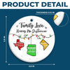 Personalized Ceramic Ornament - Christmas Gift For Family - Long Distance Together Forever, Never Truly Apart