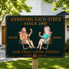 Personalized Photo Home Decor Metal Sign - Anniversary Gift For Couple - A Lifetime of Laughs