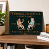 Personalized Photo Home Decor Metal Sign - Anniversary Gift For Couple - A Lifetime of Laughs