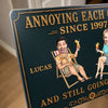 Personalized Photo Home Decor Metal Sign - Anniversary Gift For Couple - A Lifetime of Laughs