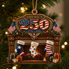 Personalized Wooden Ornament – America 250th Anniversary, Christmas Gift For Family – Together We Celebrate