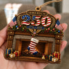 Personalized Wooden Ornament – America 250th Anniversary, Christmas Gift For Family – Together We Celebrate