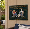 Personalized Home Decor Metal Sign - Anniversary Gift For Couple - Love You Anyway