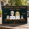 Personalized Home Decor Metal Sign - Anniversary Gift For Couple, Pet Lovers - Still My Plot Twist