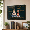 Personalized Home Decor Metal Sign - Anniversary Gift For Couple - Love Never Gets Old