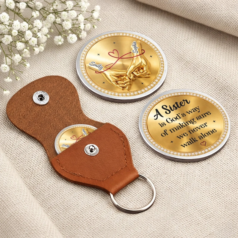Personalized Pocket Hug - Birthday Gift For Sister, Bestie, Best Friend - Sisters Make Life Sweeter