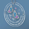 Personalized Acrylic Car Ornament - Sympathy Gift For Family, Mom, Dad - My Heart Still Looks For You