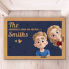 Personalized Home Decor Decorative Mat - Anniversary Gift For Couple - Love Is Our Endless Adventure