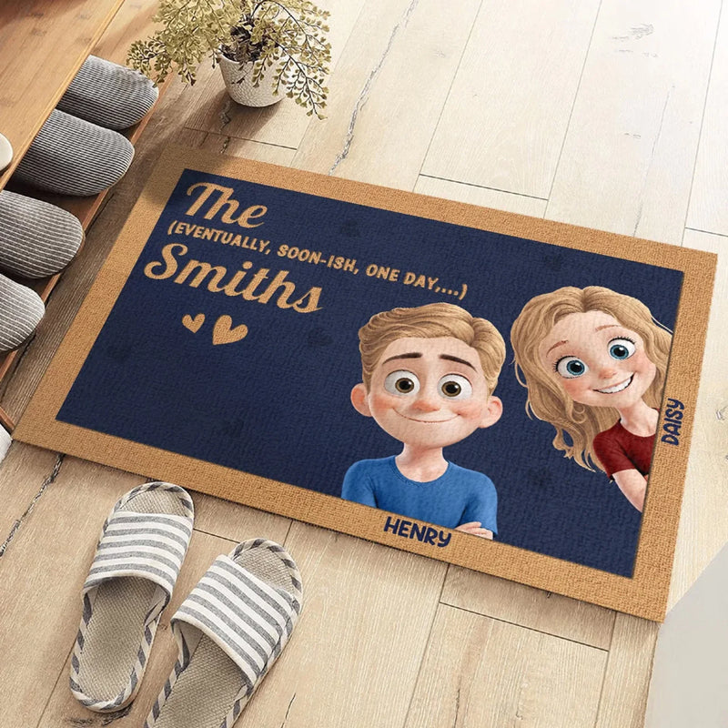 Personalized Home Decor Decorative Mat - Anniversary Gift For Couple - Love Is Our Endless Adventure