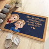 Personalized Home Decor Decorative Mat - Anniversary Gift For Couple - Our Love Writes Its Own Story