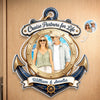 Personalized Photo Cruise Ship Door Magnet – Summer, Anniversary Gift For Couple – Our Forever Voyage Starts Here