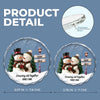 Personalized Glass Ornament – Christmas, Anniversary Gift For Couple – Grow Old With Me