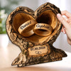 Personalized 2-Layered Wooden Plaque - Anniversary, Wedding Gift For Couple - Love Never Retires
