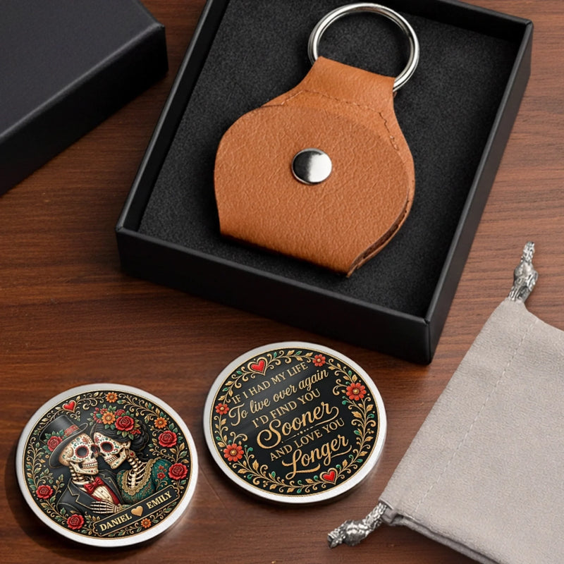Personalized Pocket Hug – Anniversary, Halloween Gift For Couple – Death Cannot Divide