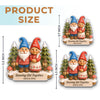 Personalized Acrylic Ornament – Christmas, Wedding Gift For Couple – Whatever Comes, Together