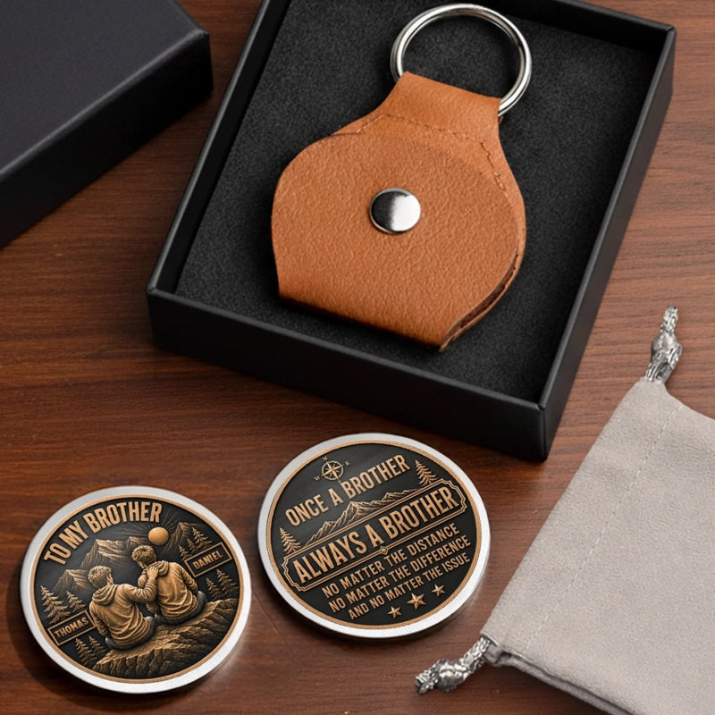 Personalized Pocket Hug – Birthday Gift For Brother, Sibling – Always The Best Brother