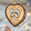 Personalized Acrylic Ornament – Christmas, Anniversary Gift For Couple – Our Forever Begins Here