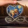 Personalized Photo Acrylic Car Ornament – Anniversary Gift For Couple - You're Worth The Wait
