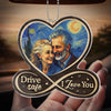 Personalized Photo Acrylic Car Ornament – Anniversary Gift For Couple - You're Worth The Wait