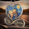 Personalized Photo Acrylic Car Ornament – Anniversary Gift For Couple - You're Worth The Wait