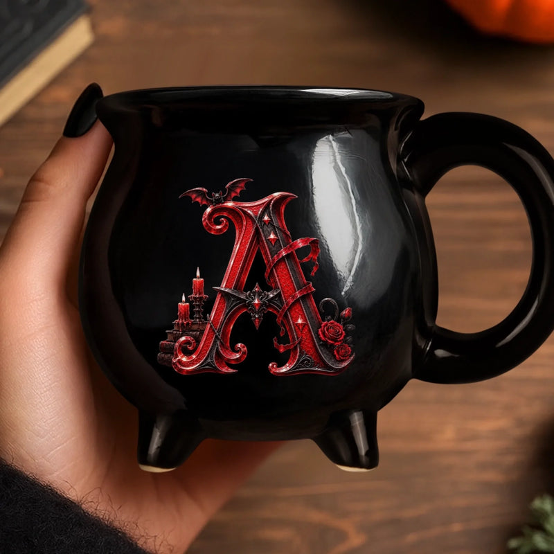 Personalized Cauldron Coffee Mug - Halloween Witchy Gift For Sister, Bestie, Best Friend - Witchy Season Starts Here