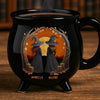 Personalized Cauldron Coffee Mug - Halloween Witchy Gift For Sister, Bestie, Best Friend - Broommates For Life
