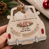 Personalized Wood Ornament – Christmas, Anniversary Gift For Couple – First Christmas, Forever Love