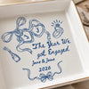 Personalized Jewelry Dish – Anniversary Gift For Couple – Built On Small Moments