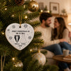 Personalized Ceramic Ornament – Christmas, Anniversary Gift For Couple, Newlyweds – Our First Christmas, Our Forever