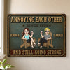 Personalized Home Decor Metal Sign - Anniversary Gift For Couple - Love Has No Rules