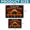 Personalized Home Decor Metal Sign – Halloween Gift For Family – Making Memories One Scare Away