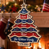 Personalized Wooden Ornament – America 250th Anniversary, Christmas Gift For Family – United Like Branches Rooted In Pride