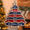 Personalized Wooden Ornament – America 250th Anniversary, Christmas Gift For Family – United Like Branches Rooted In Pride