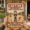 Personalized Metal Sign – Gift For Garden Lovers, Farmers – Area Patrolled By That Guy