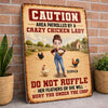 Personalized Metal Sign – Gift For Garden Lovers, Farmers – Area Patrolled By That Guy