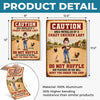 Personalized Metal Sign – Gift For Garden Lovers, Farmers – Area Patrolled By That Guy