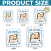 Personalized Photo Acrylic Fridge Magnet - Gift For Grandma, Grandpa - Little Bundle of Joy