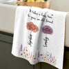 Personalized Kitchen Towel – Gift For Sister, Bestie, Best Friend – Growing Older, Staying Besties