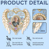 Personalized Photo Acrylic Car Ornament - Sympathy Gift For Family - I’ll Hold You In My Heart