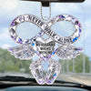 Personalized Acrylic Car Ornament - Sympathy Gift For Family - Your Love Guides Me