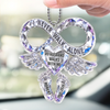 Personalized Acrylic Car Ornament - Sympathy Gift For Family - Your Love Guides Me