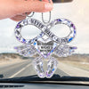 Personalized Acrylic Car Ornament - Sympathy Gift For Family - Your Love Guides Me