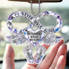 Personalized Acrylic Car Ornament - Sympathy Gift For Family - Your Love Guides Me