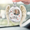 Personalized Photo Acrylic Car Ornament - Sympathy Gift For Family - I'm Always With You
