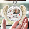 Personalized Photo Acrylic Car Ornament - Sympathy Gift For Family - I'm Always With You